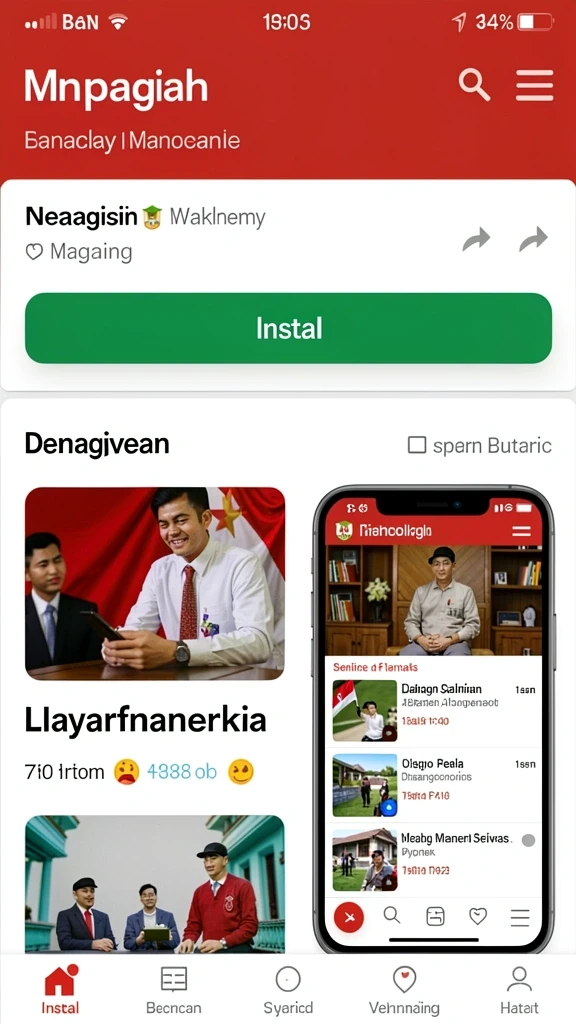 789bni - Tampilan utama aplikasi yang menarik dan mudah dinavigasi.