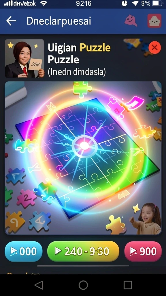 hit9 - Karakter yang dapat disesuaikan dengan berbagai item menarik.