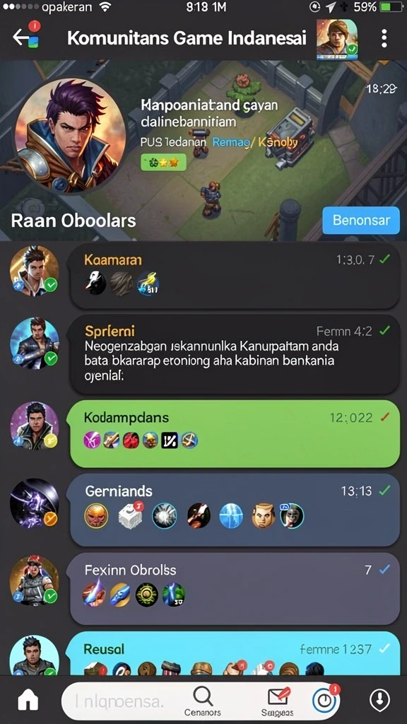 luckyrp - Karakter pemain yang bisa dikustomisasi sesuai selera.