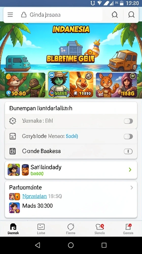 menyala78 - Gambaran karakter utama dalam permainan.