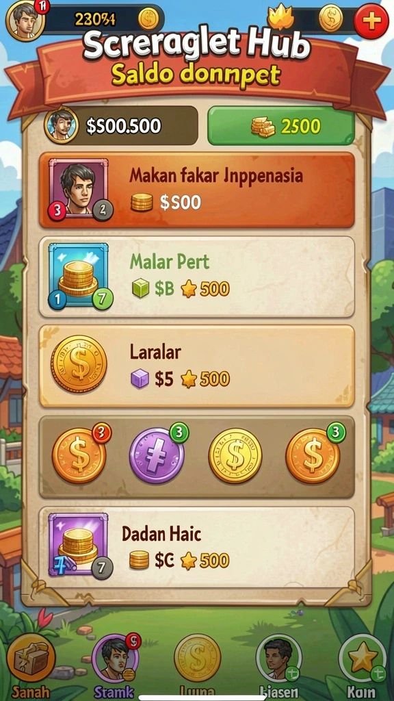 nadimtogel - Tampilan antarmuka yang bersih dan modern.